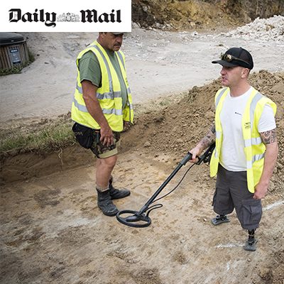 War veterans finding peace on the battlefield at Waterloo: Heroes of Afghanistan and Iraq unearth cannonballs on 'therapeutic' dig