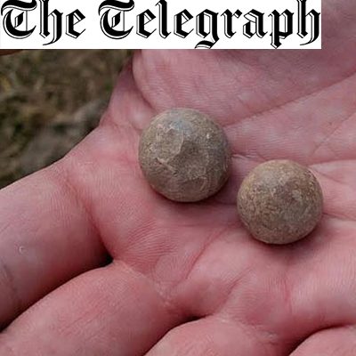 Musket balls discovered from first shots fired at Battle of Waterloo