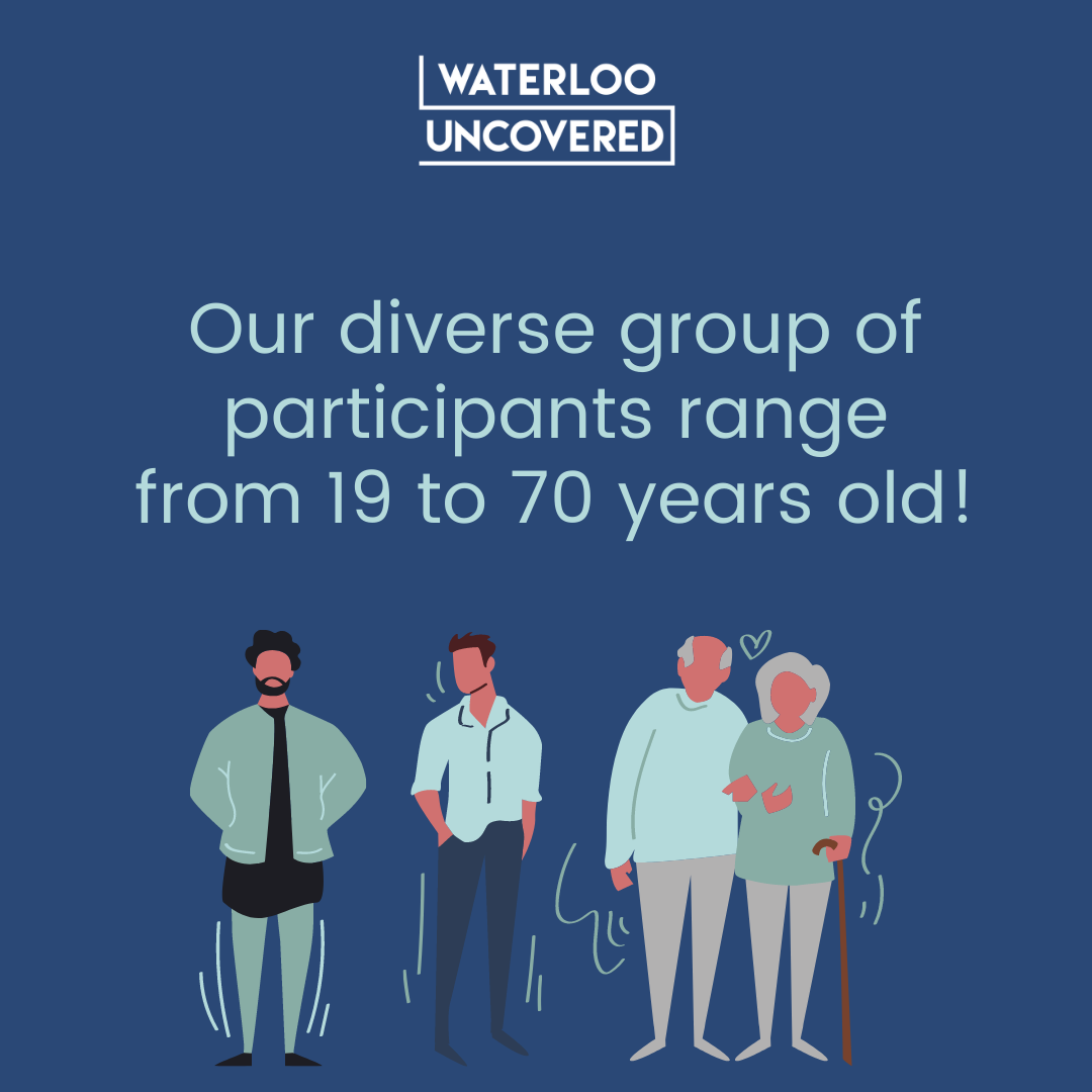 Our diverse group of participants range from 19 to 70 years old!