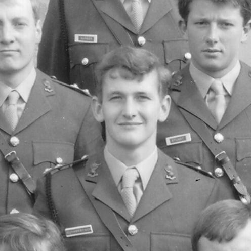 Jamie in service dress in 1983