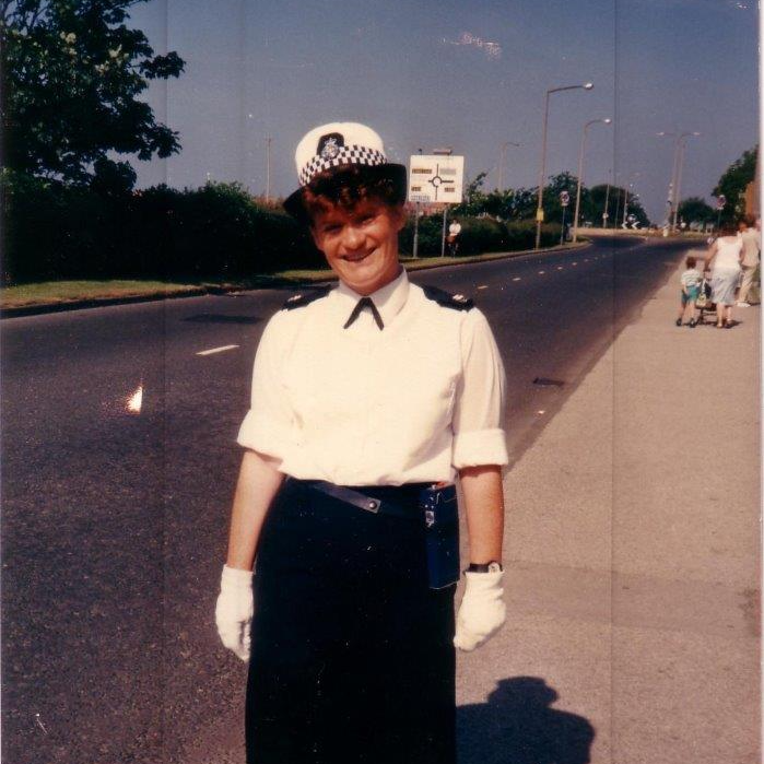 Maria Pikulski in uniform