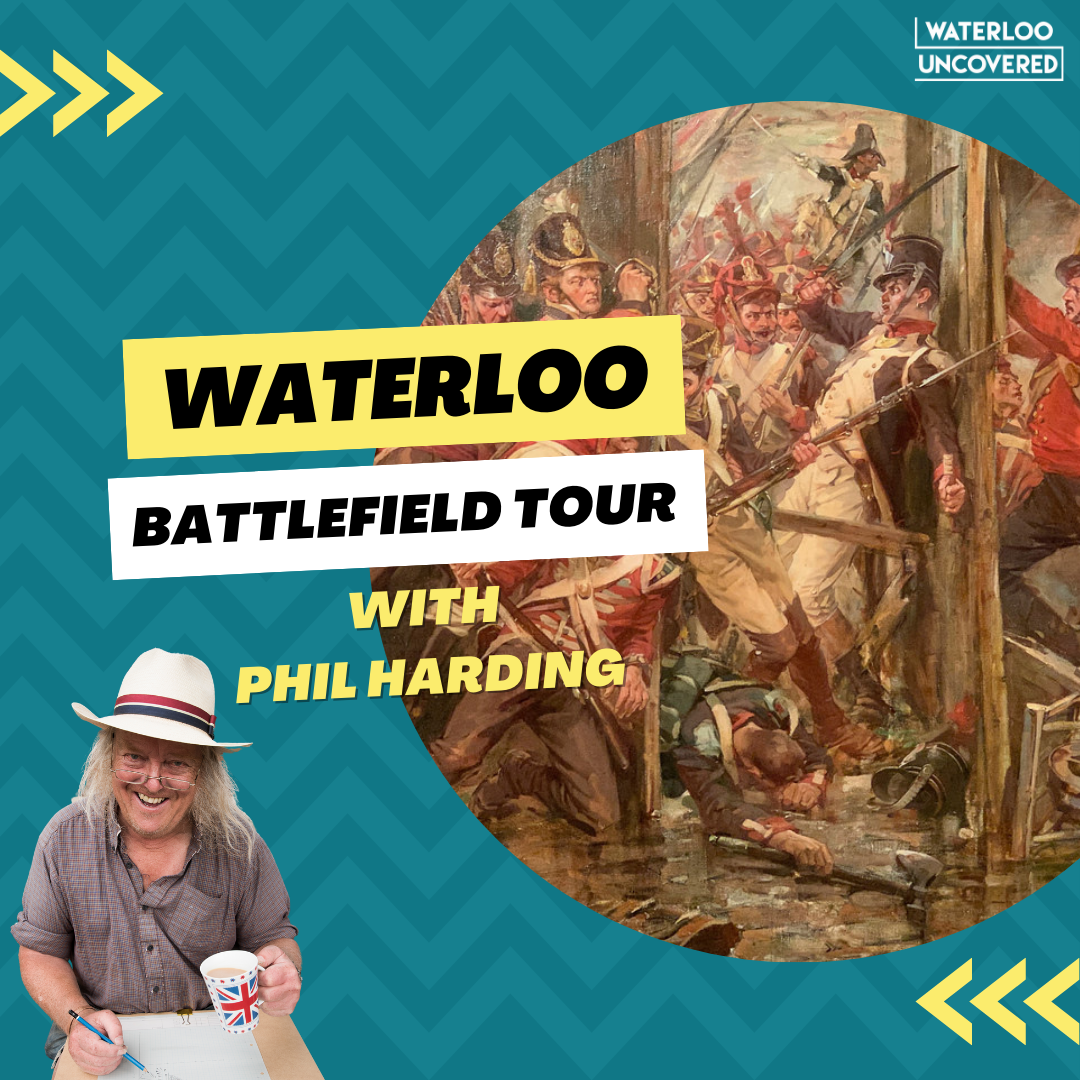 Waterloo battlefield tour with Phil Harding
